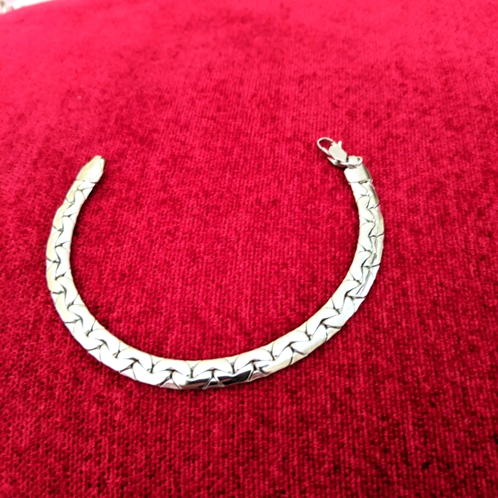AXL STAINLESS STEEL BRAID BRACELET